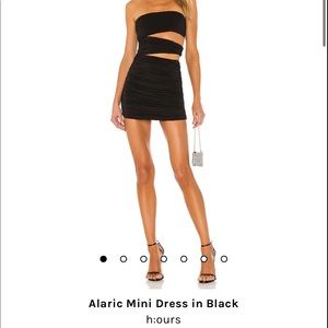 Alaric Mini Dress in Black